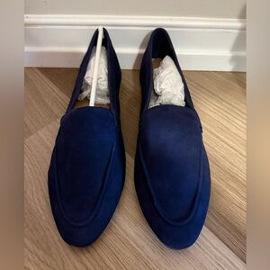 Aldo Blue Suede Loafers